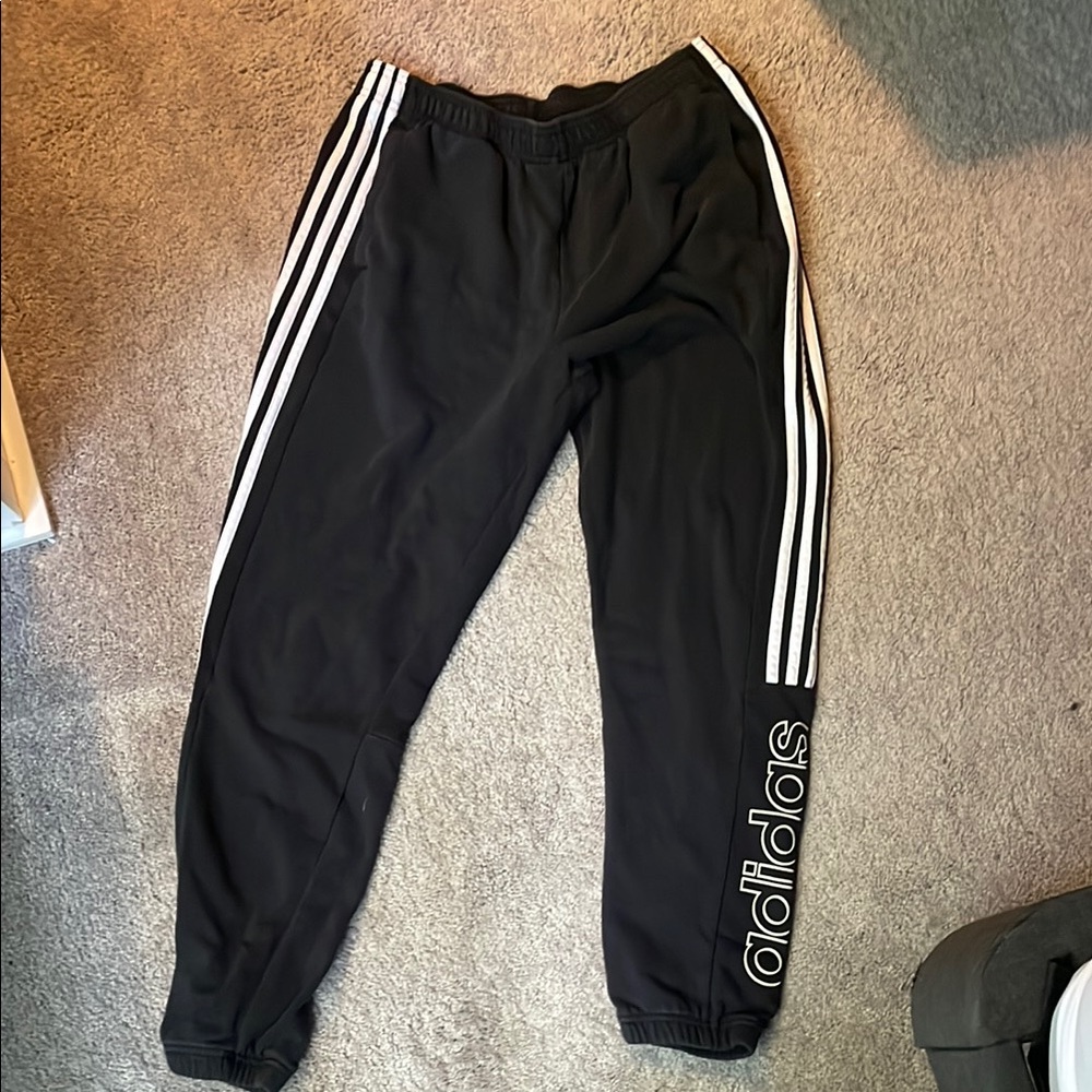 Adidas men’s  Black Track Pants